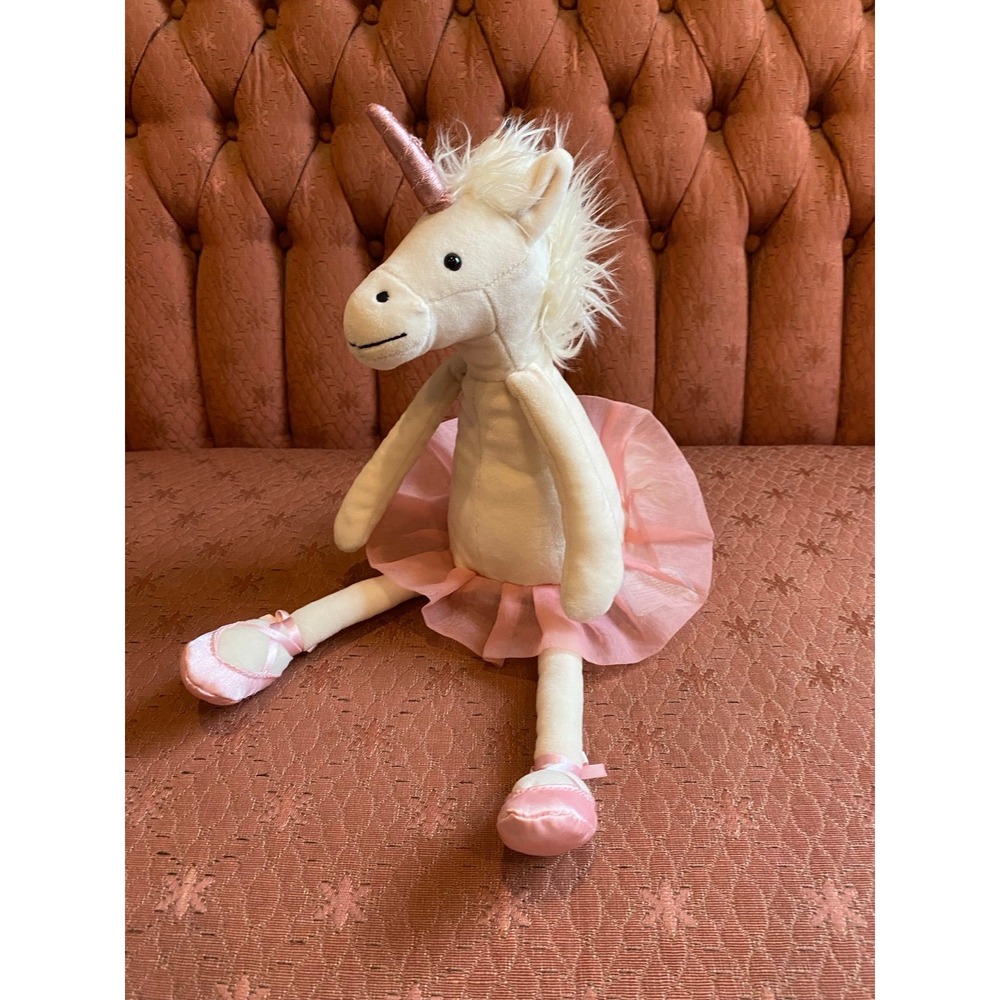 Jellycat Darcy Unicorn Plush Pink Tutu Ballerina Stuffed Animal Retired Toy s17